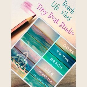 Cards featuring beach vibes